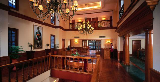 The lobby- Oberoi Cecil Shimla