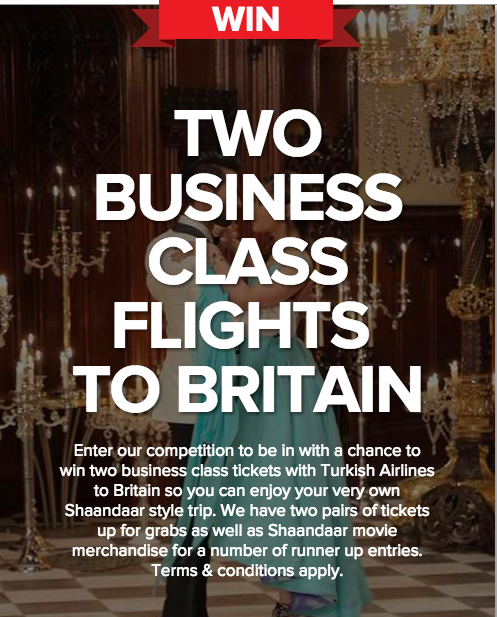 Win Business Class Tickets to Great Britain