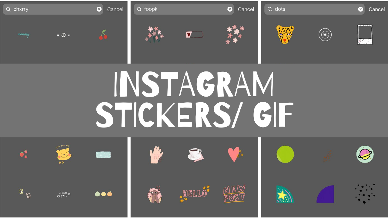 Best Instagram Stickers/ GIF